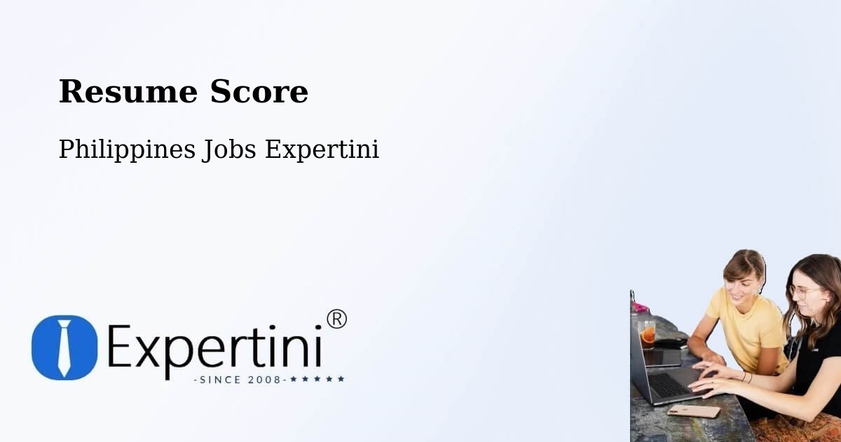 Resume Score & Job Description Match Tool – Panan - Philippines Jobs Expertini